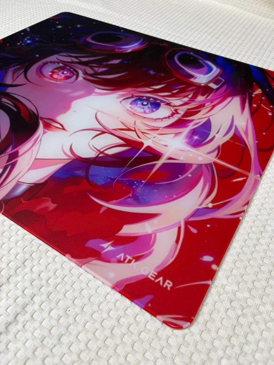 (Novo) Mousepad de Vidro ATK Anime - Edição limitada Crimson  - Foto 6