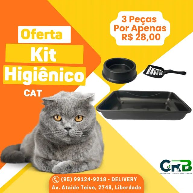 Kit Higiênico para Gato