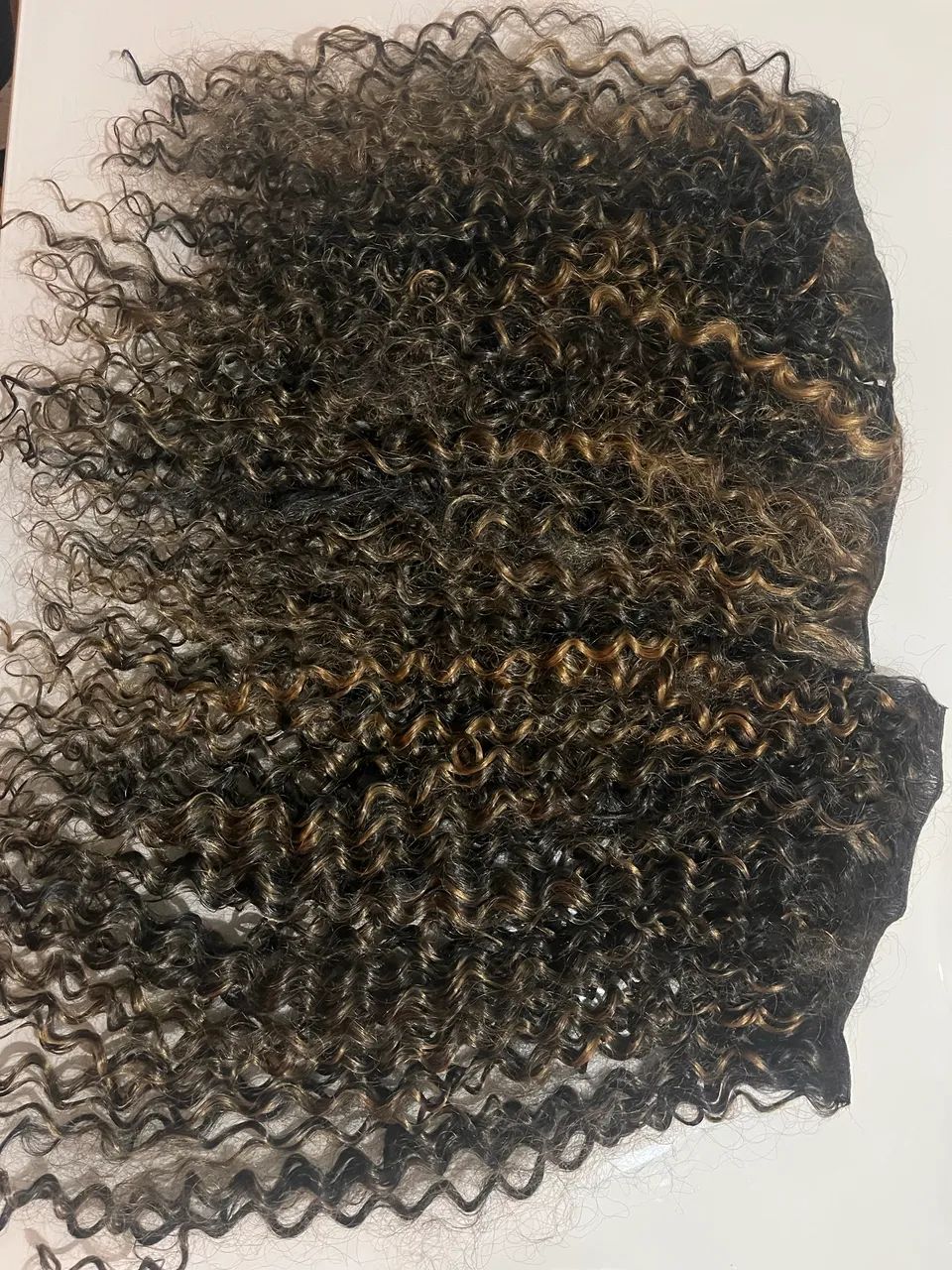 Cabelo de fibra 65 cm com ?tic tac?