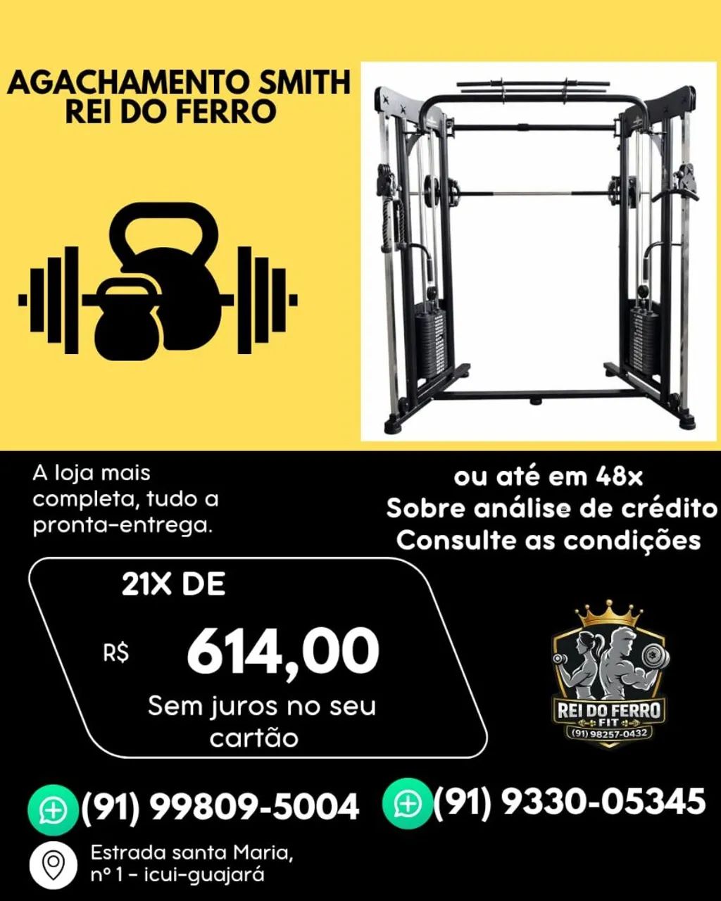 Aparelho de musculação profissional