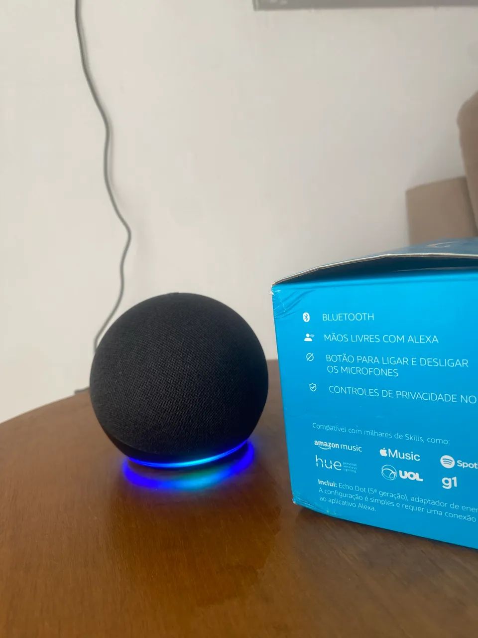 Alexa, echo dot Completa com meses de uso - Foto 3