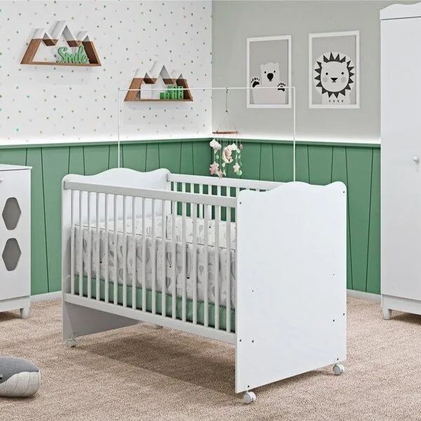 Berço Mini Cama L. Com Rodízios DIVIDIMOS EM ATÉ 10X SEM JUROS