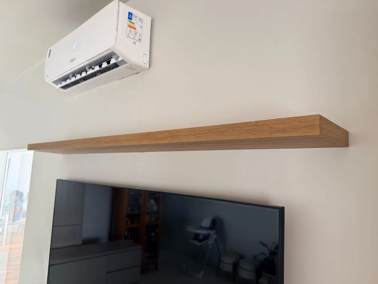 Rack com Prateleira Flutuante - 100% MDF - Foto 4