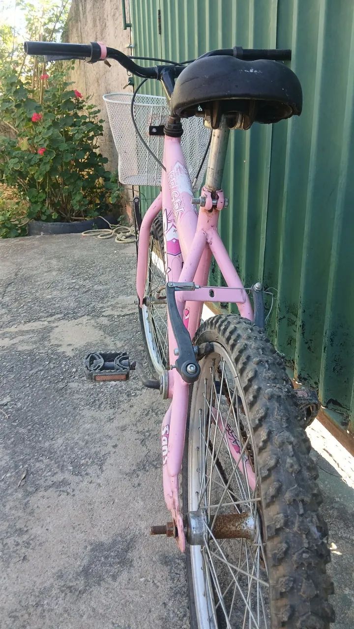Bicicleta infantil rosa - Foto 4