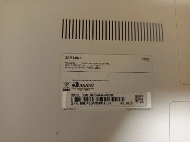 Notebook Samsung 350X NP350XAA 15,6" - Funcionando perfeitamente - Foto 2