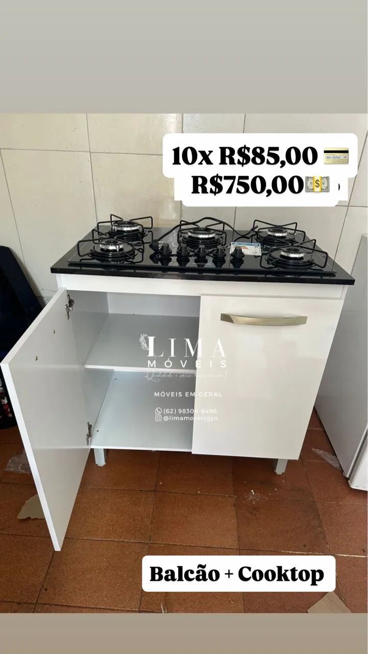 Combo Balcão + Cooktop 5 bocas  - Foto 2