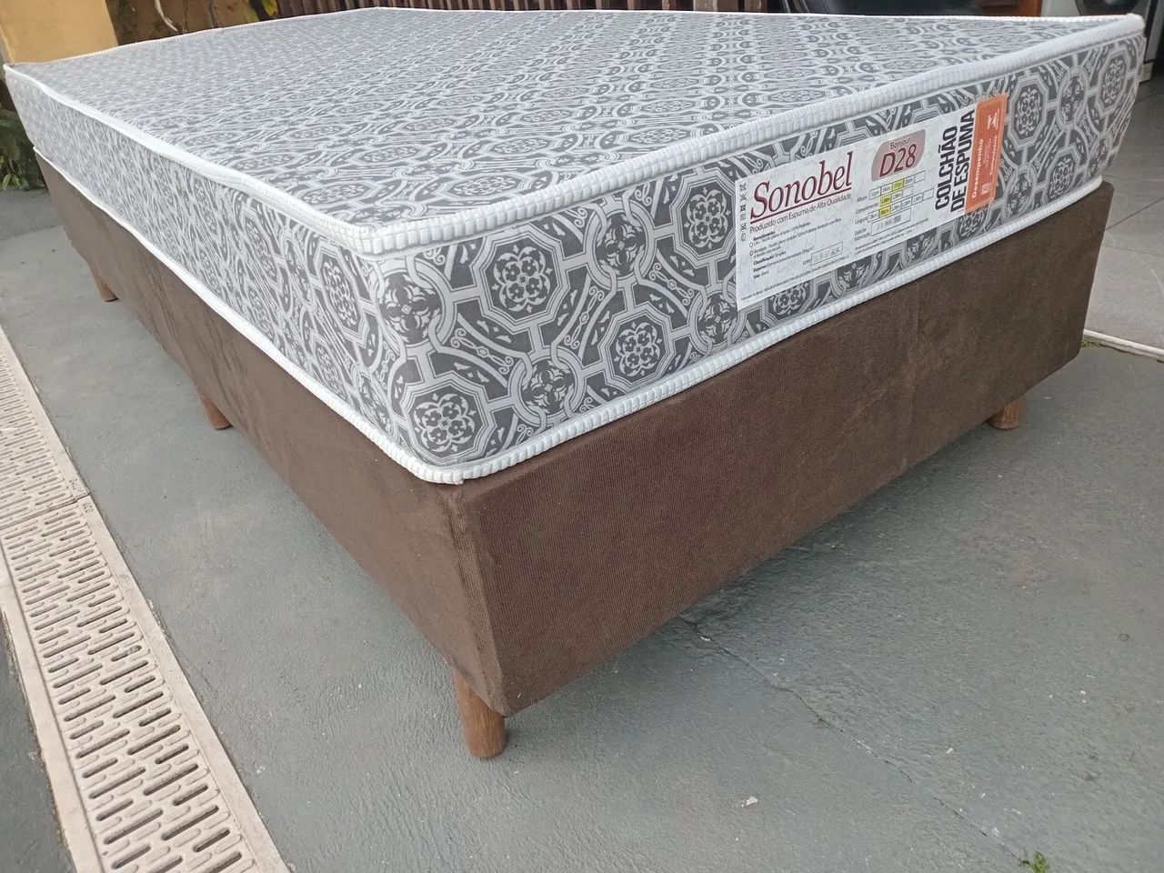 Cama box solteiro de Espuma D28,nova.(Entrego) - Foto 2