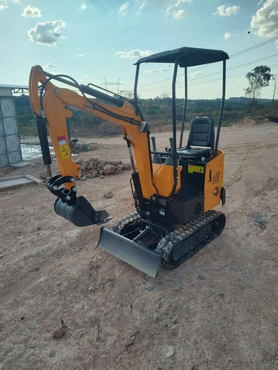 Mini escavadeira 1 Ton 