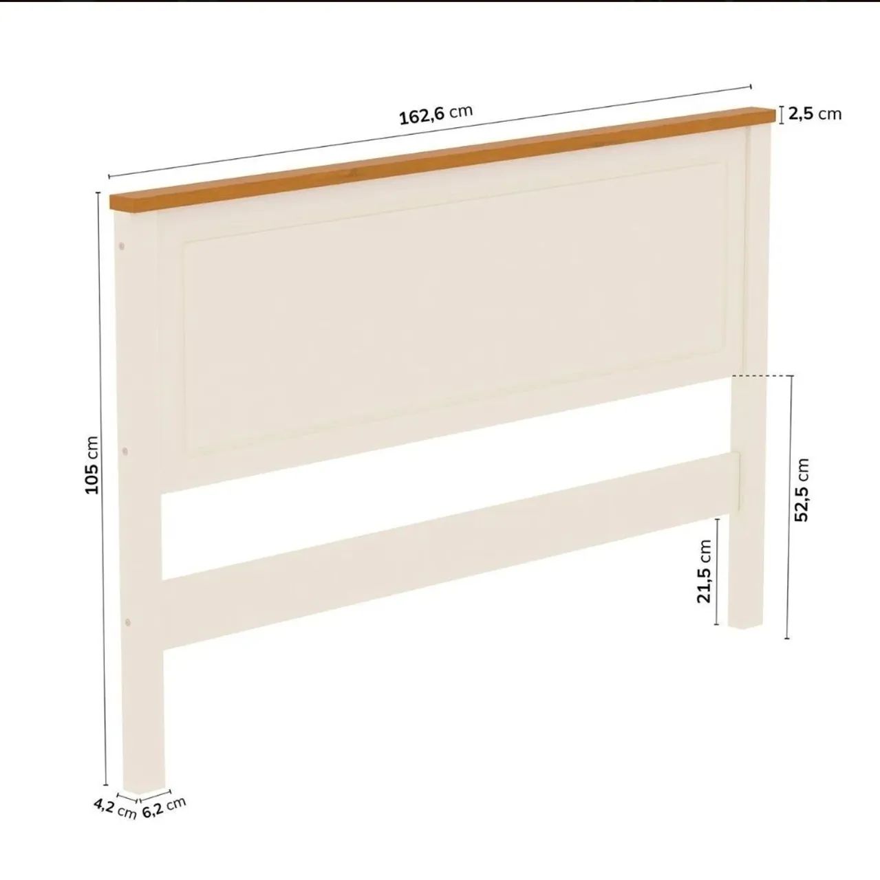 Conjunto de quarto Queen 100% MDF - Foto 2