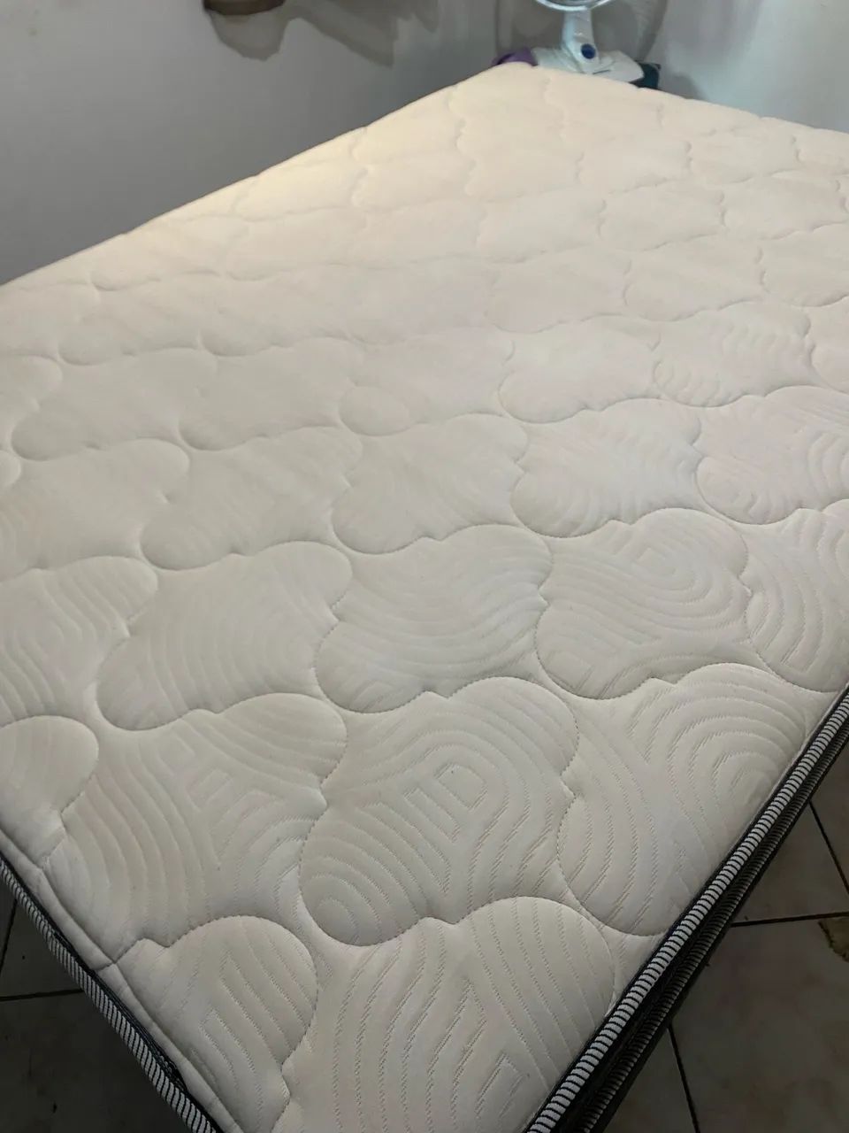 Cama Box Casal Intense Grey Aster + Colchão D28 com Molas Ensacadas - Foto 4