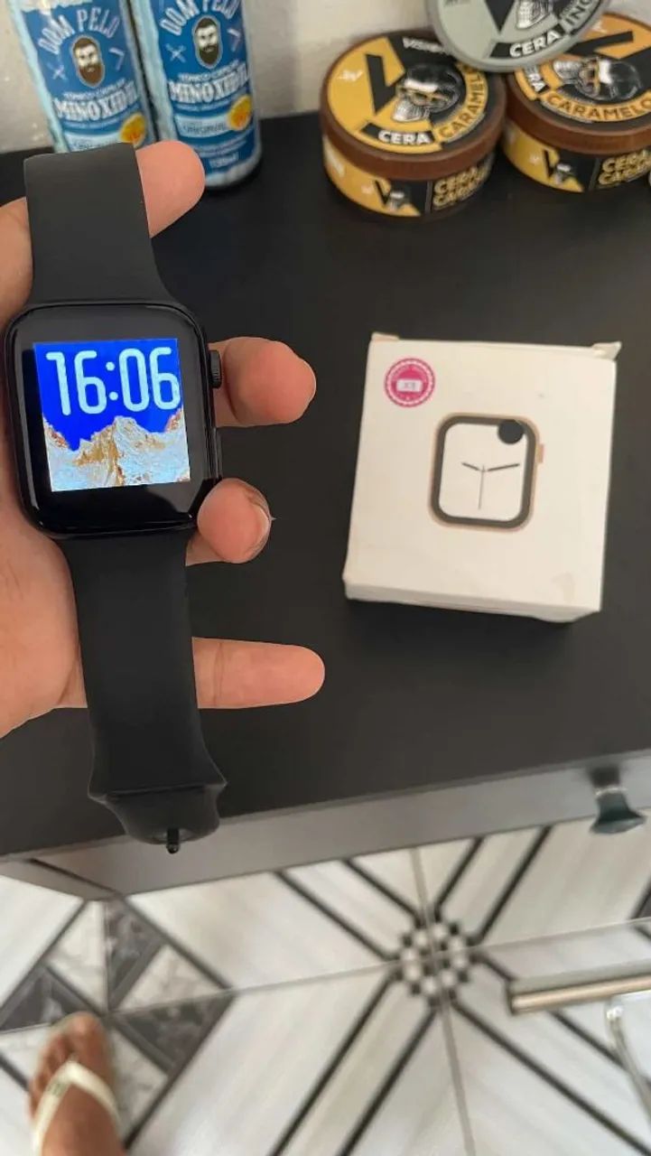 Rel ógio smartwatch na caixa  - Foto 2