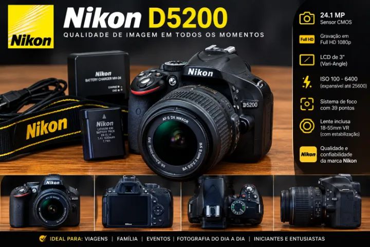 Camera Nikon completa - Foto 5