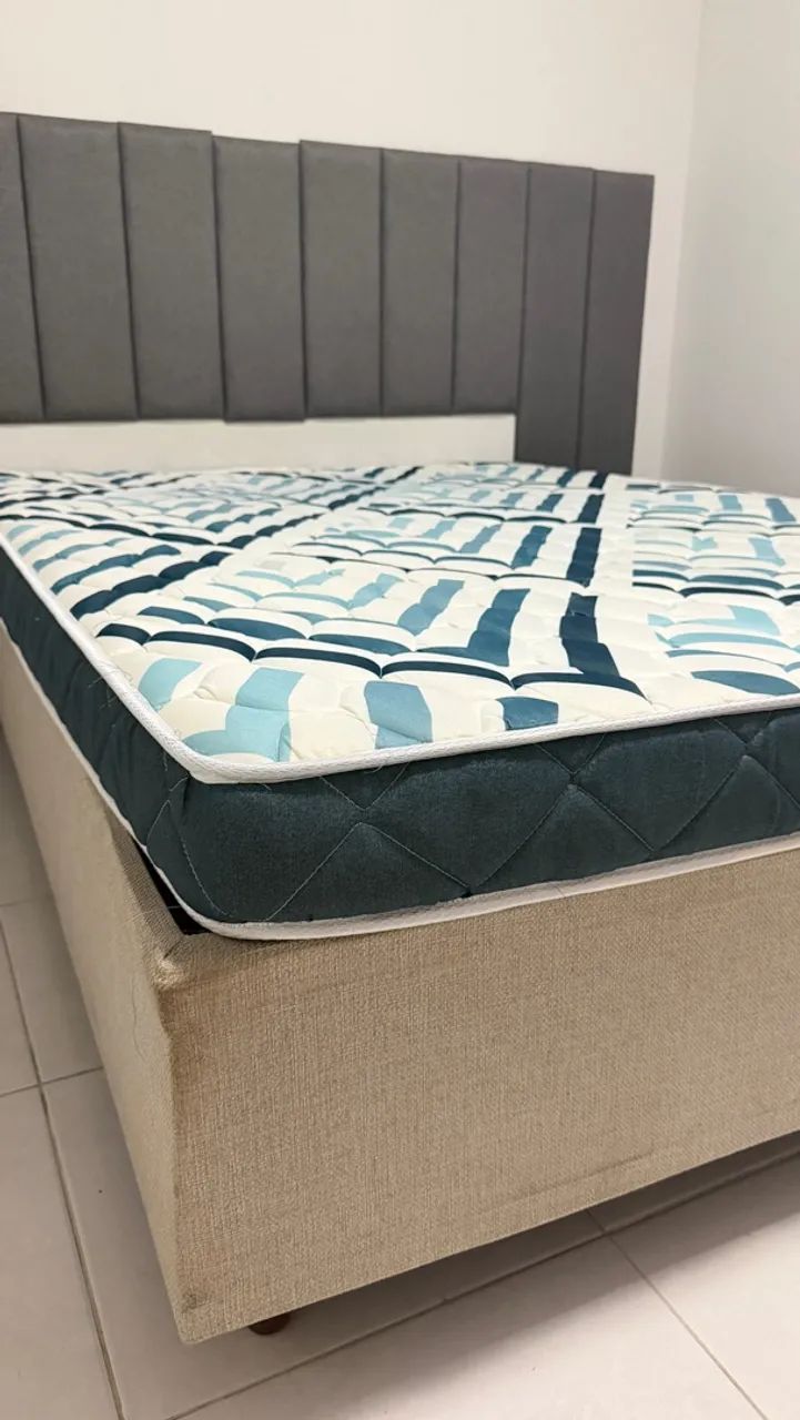 Cama Box + colchão ortobom - Foto 2