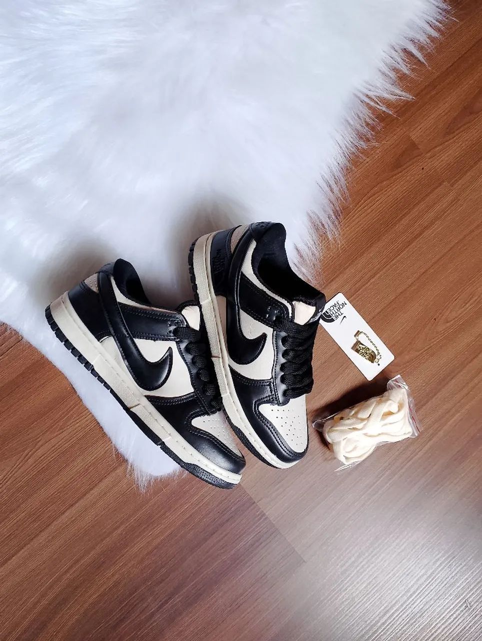 Tênis Nike Dunk Branco preto n°39 - Foto 3