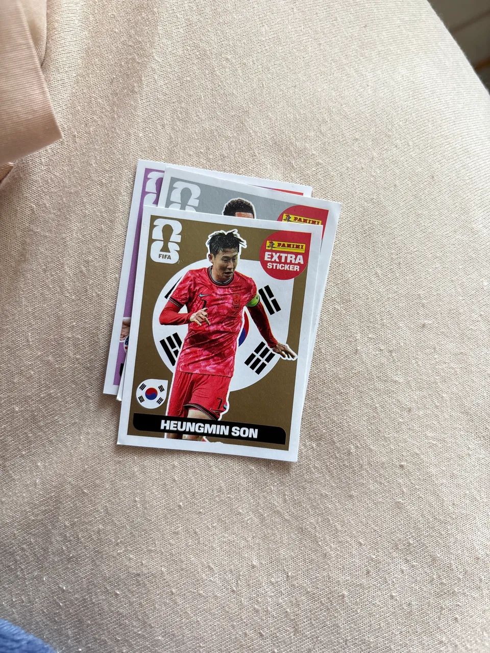 Figurinha extra sticker 2026 - Heungmin Son - dourada