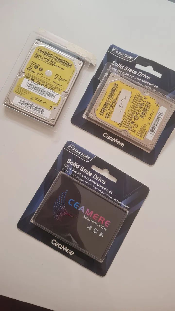 3 HD ssd novo