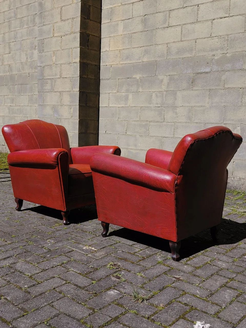 Par de Poltronas Art Deco 1940 - Pedroso - courvin  - Foto 2