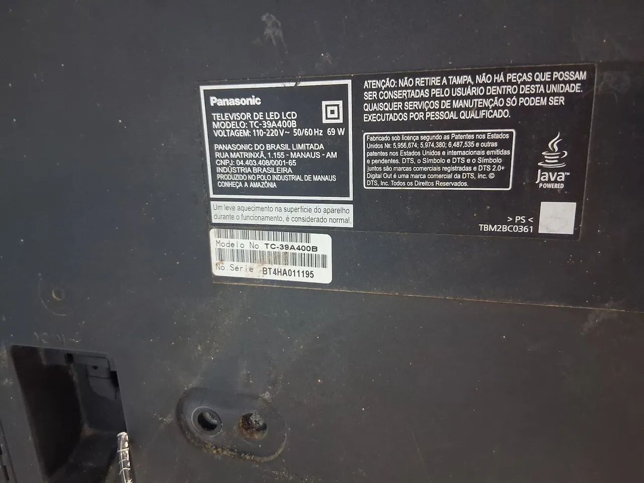 TV Panasonic 39 polegadas LCD Led, leia o anúncio por favor. - Foto 3