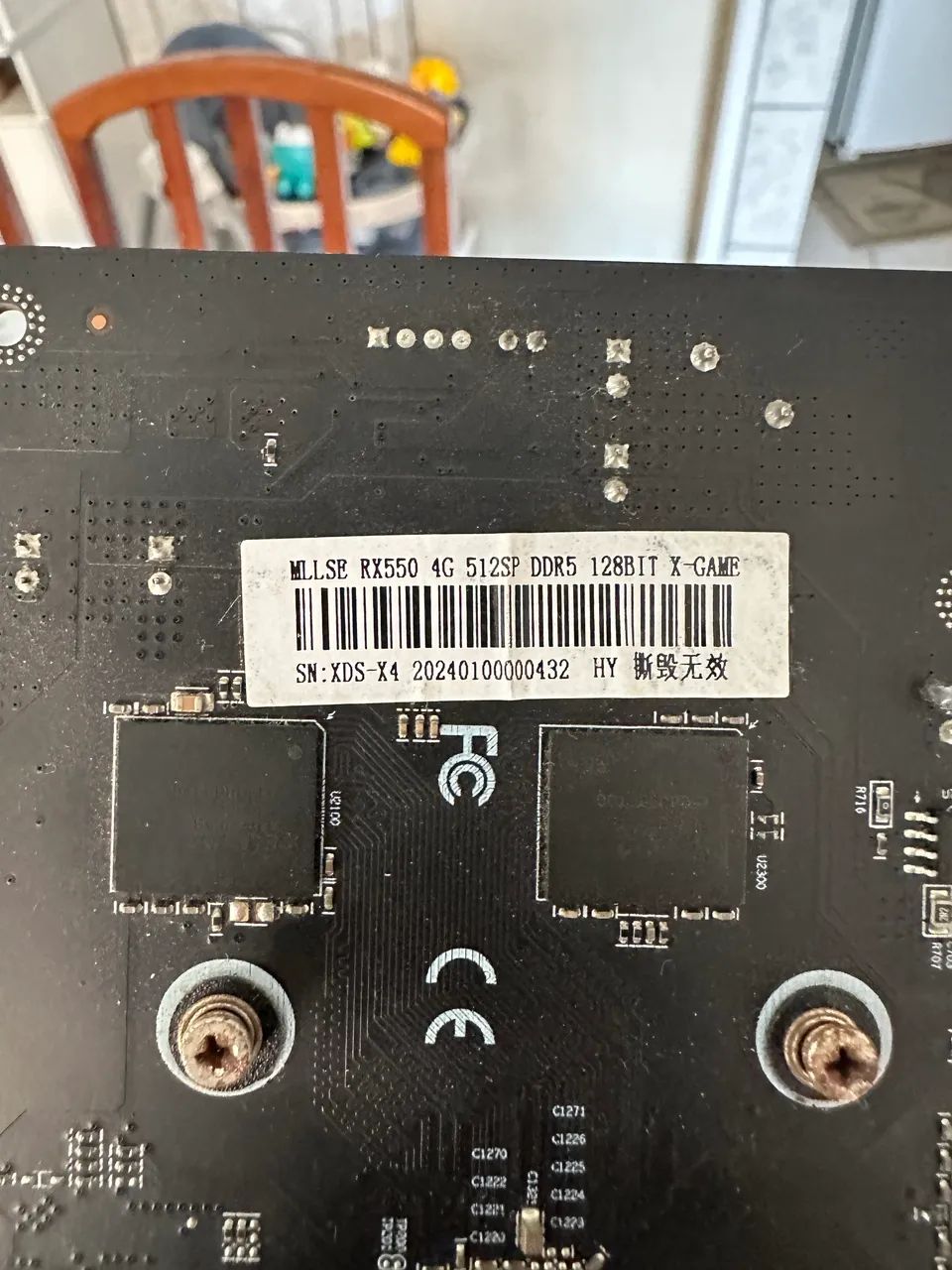 placa de vídeo MLLSE RX 550 4GB DDR5 - Foto 4