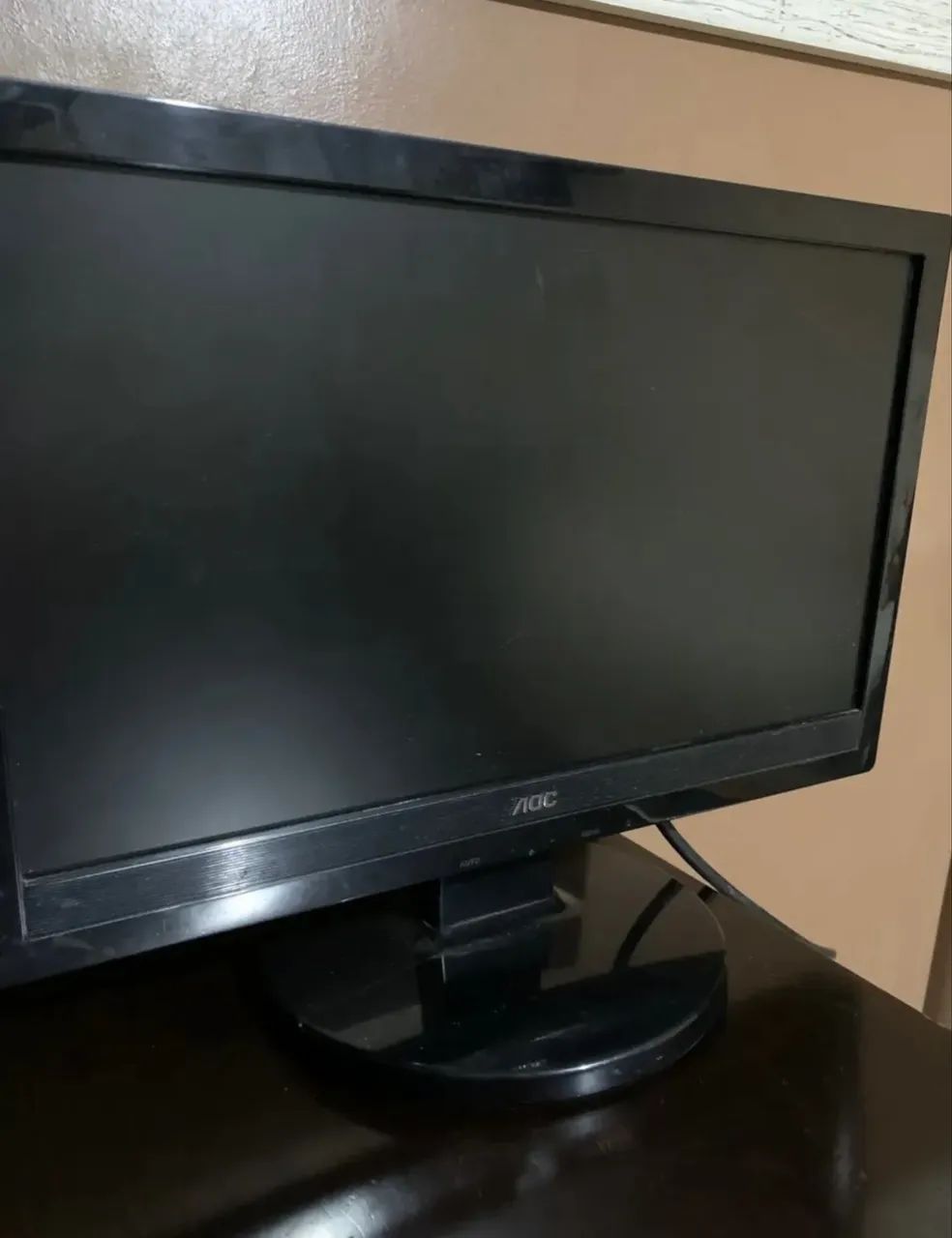 Monitor Aoc 15,6 1619swa - Funcionando Perfeitamente (Usado) - Foto 3