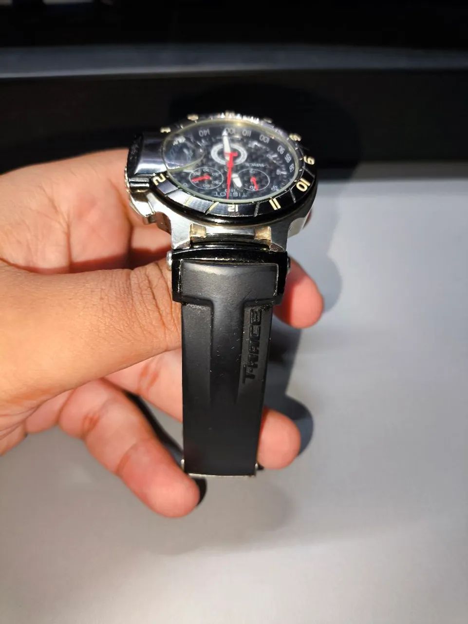 Tissot TRace motogp preto e vermelho - Foto 2