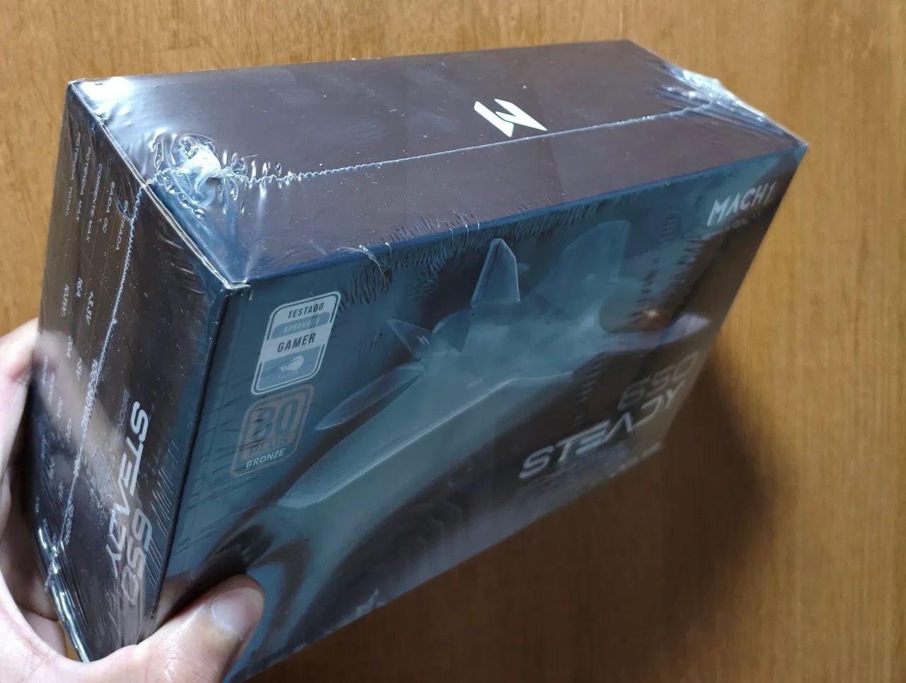 FONTE MSI E MACH1 650W LACRADAS COM NOTA FISCAL  - Foto 4