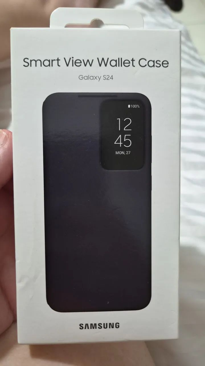Capa S24 ORIGINAL SAMSUNG Case Smart View Wallet Case Galaxy - Foto 2