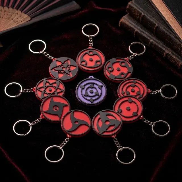 Chaveiro Sharingan Naruto - Vários Modelos