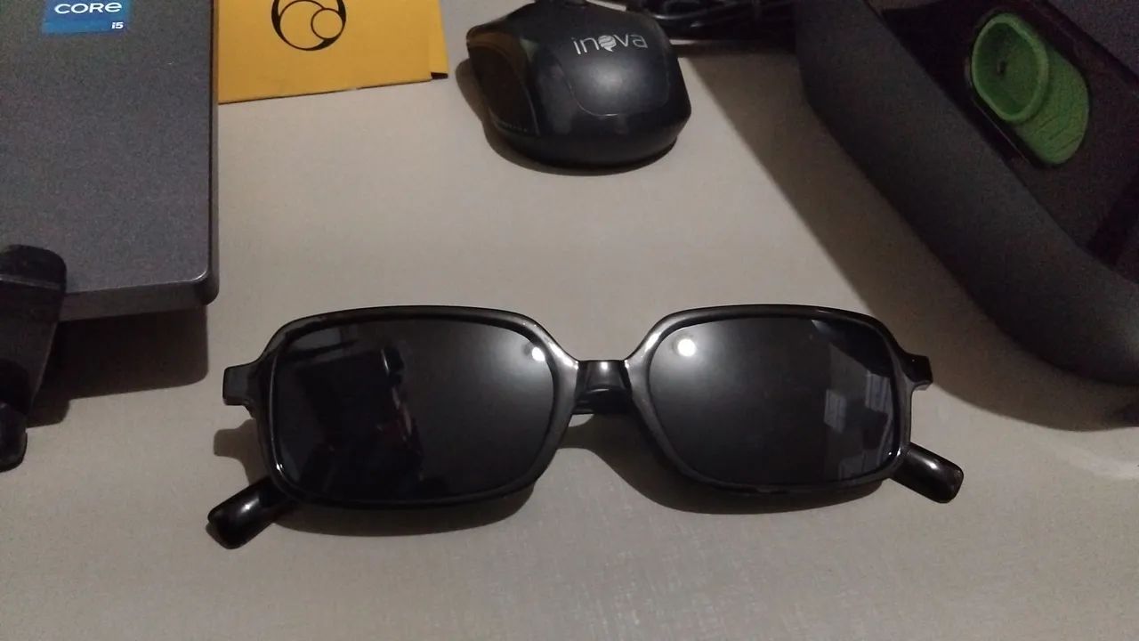 Oculos de Sol armação  retangular  vintage - Foto 2