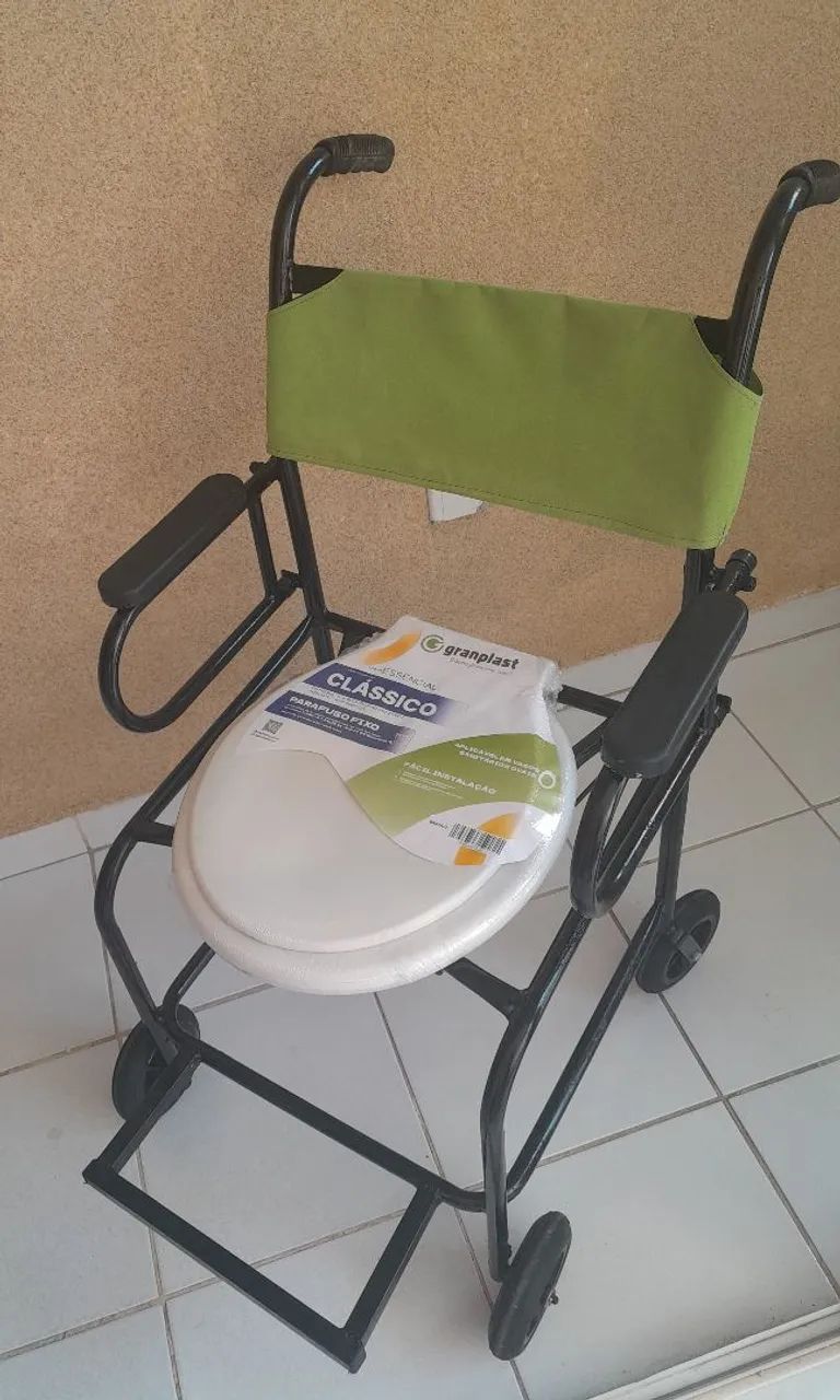 Cadeira de rodas para banho em 05x no cartão  - Foto 2
