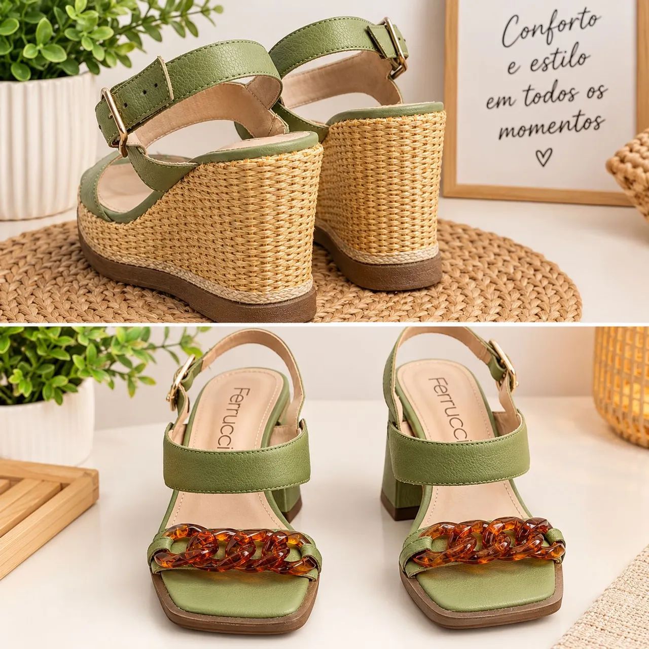 Sandália e bolsas - Foto 2