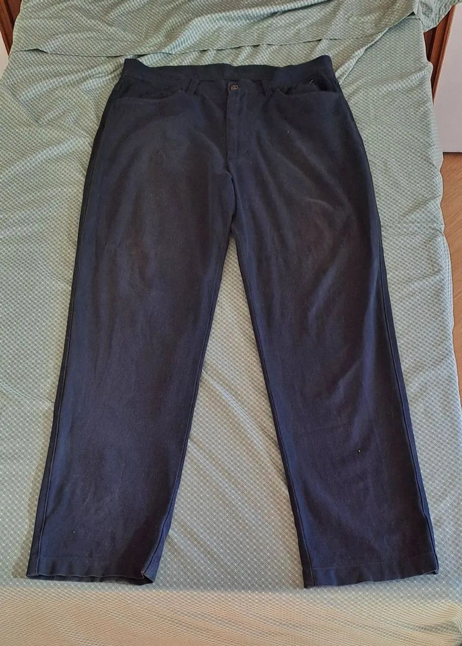 Calça antônio fusco, jeans denim, corte reto, 
