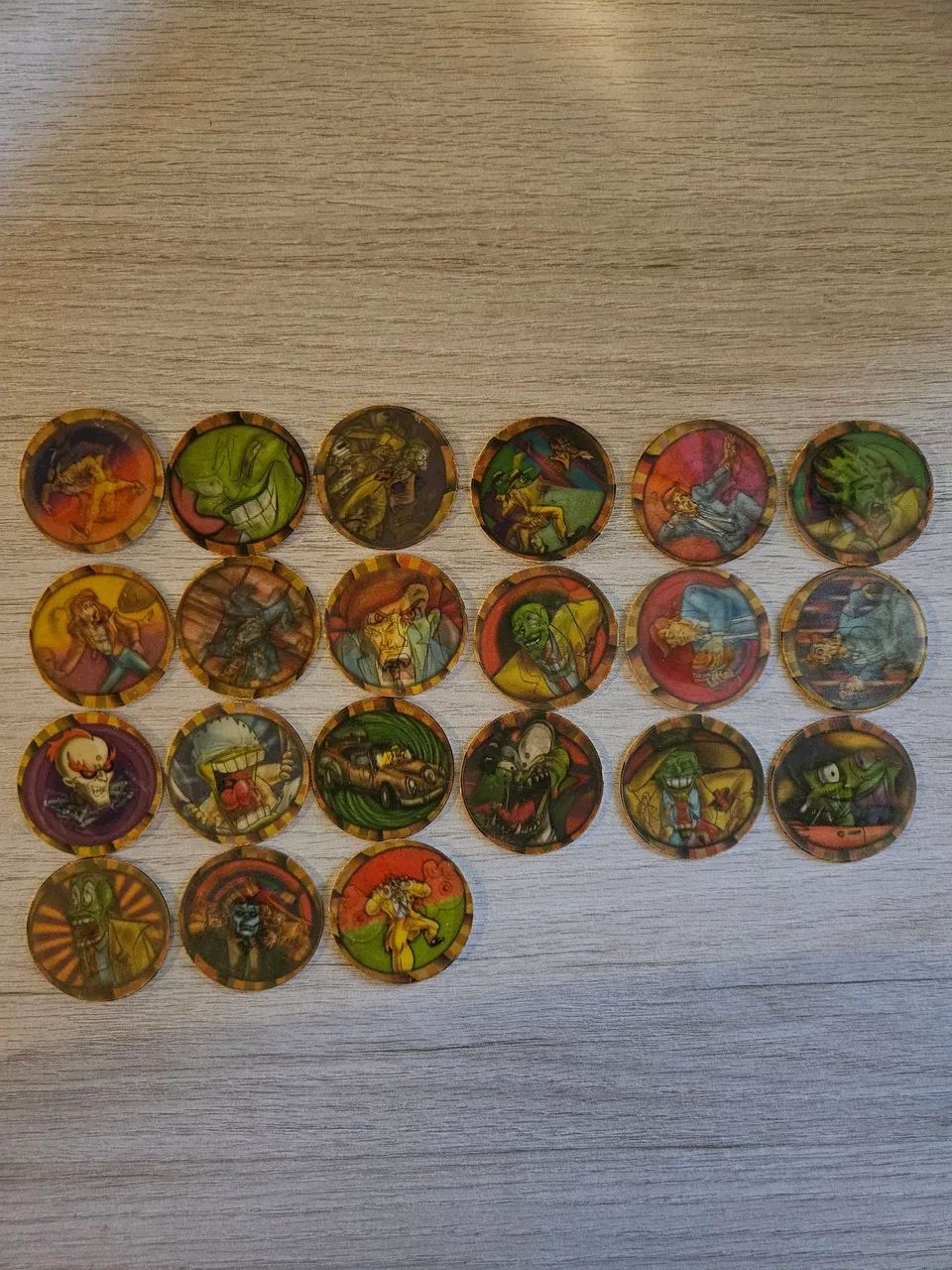 Lote tazos O Máskara Elma Chips 