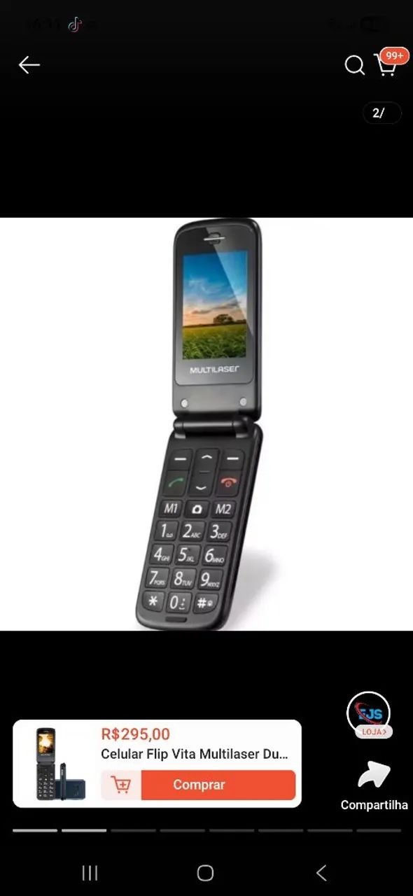 Celular Multilaser Flip - Foto 2