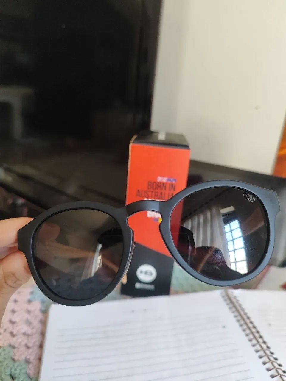 Óculos de Sol HB Buzz Matte Black Wood