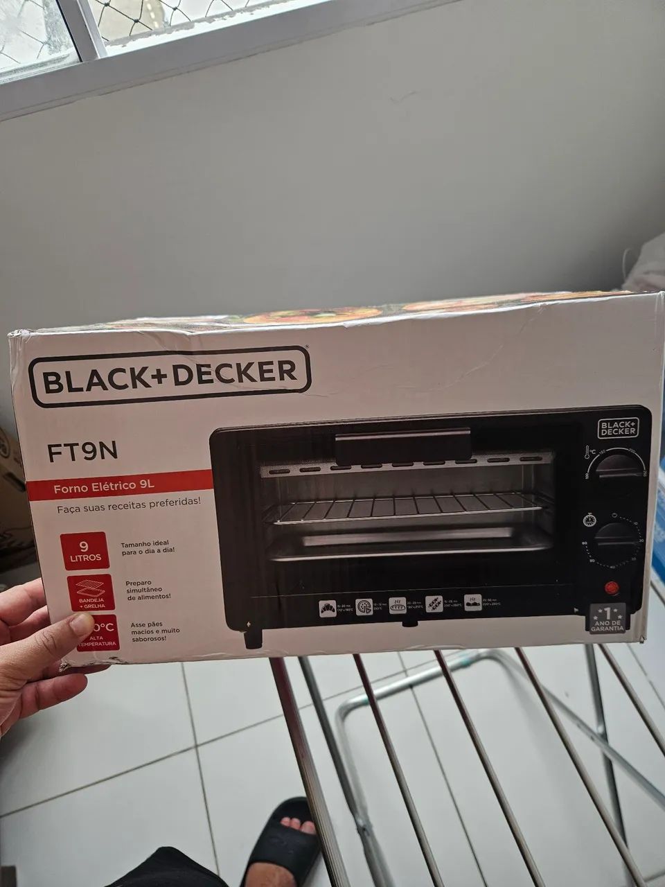 Forno elétrico de 9 litros