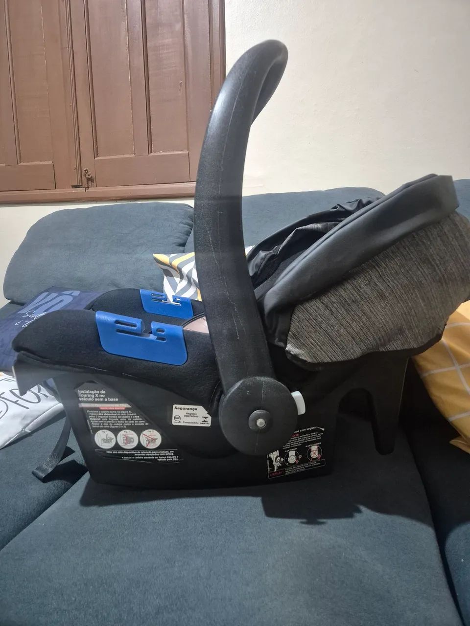 Bebê Conforto Burigotto Touring X + espelho retrovisor - Foto 4