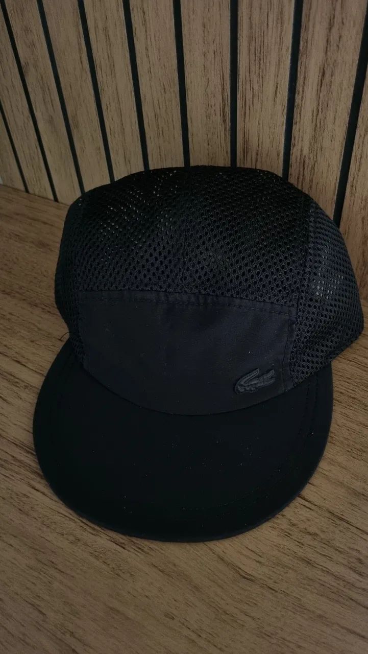 Boné Lacoste five panel silicone  - Foto 4