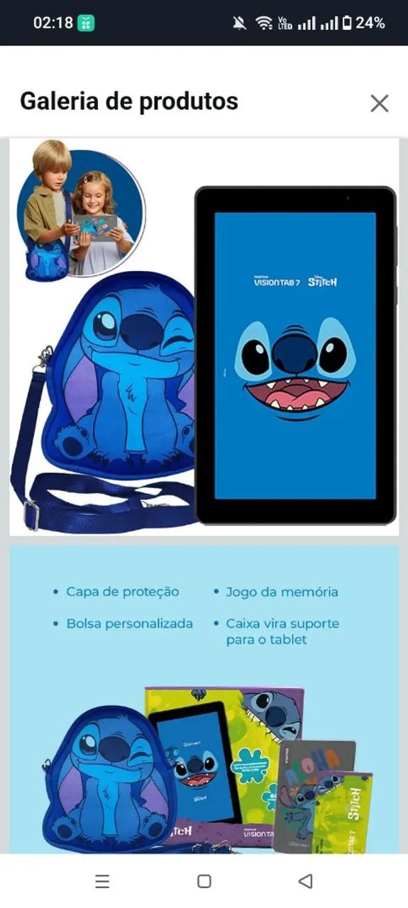 Vendo tablet do Stich  - Foto 2