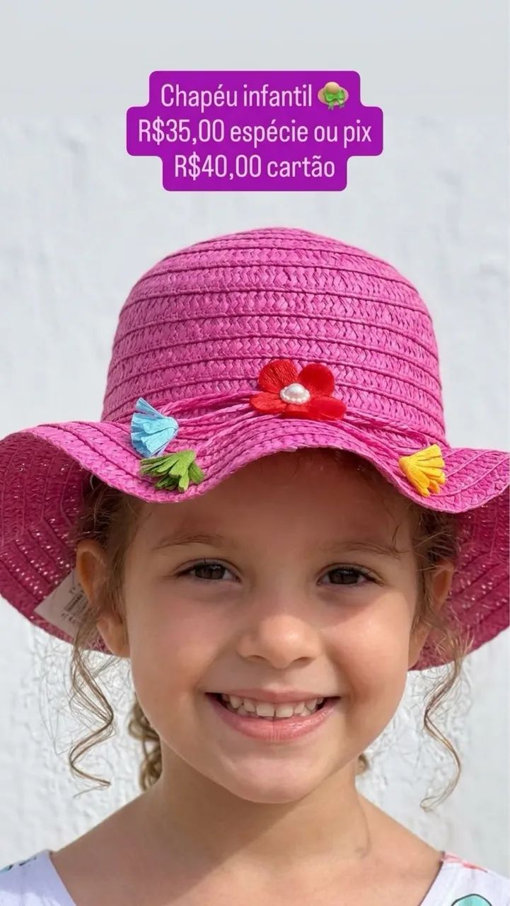 Chapéu infantil 