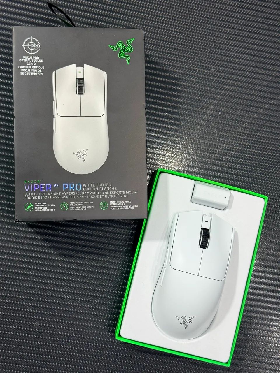 Mouse Razer Viper V3 Pro Branco - Estado de novo! - Periféricos e