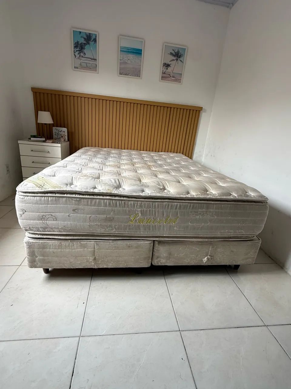 CAMA BOX QUEN COLCHÃO + BASE - Foto 3