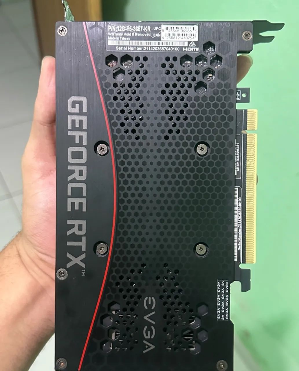 Vende-se RTX 3060 12gb com defeito 