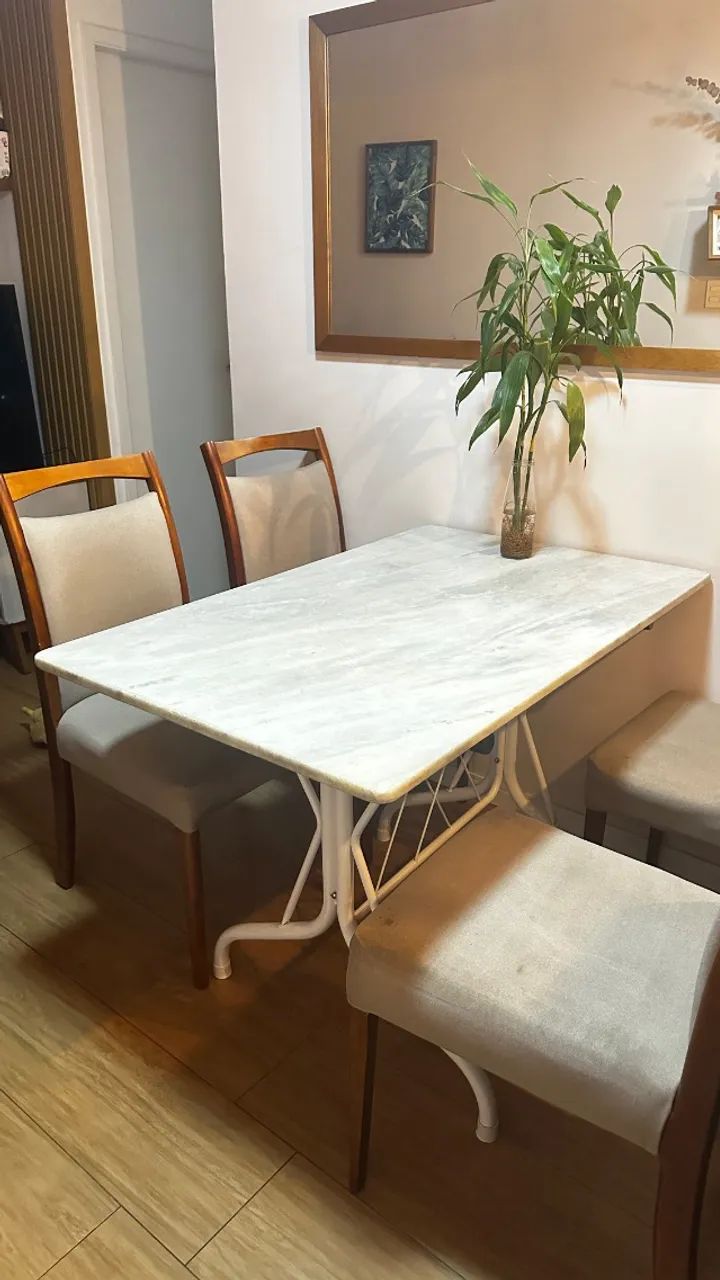 Mesa de granito branco  - Foto 2