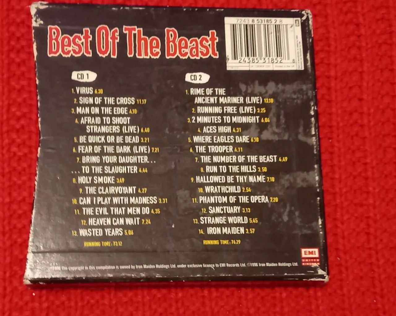 CD Iron Maiden (Best Of The Beast) - Foto 5