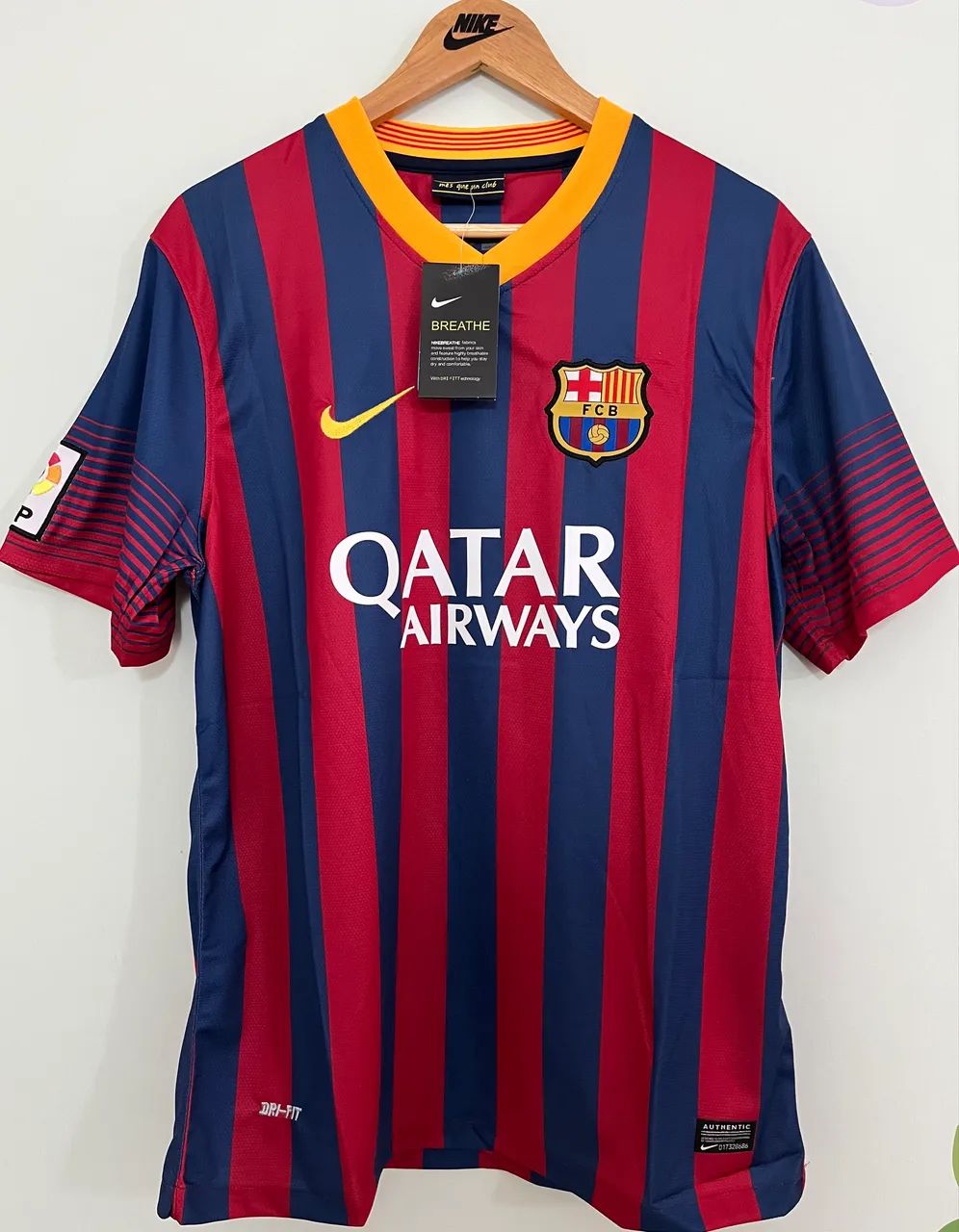 Camisa Barcelona 2013 - Modelo Retrô (Pronta Entrega)