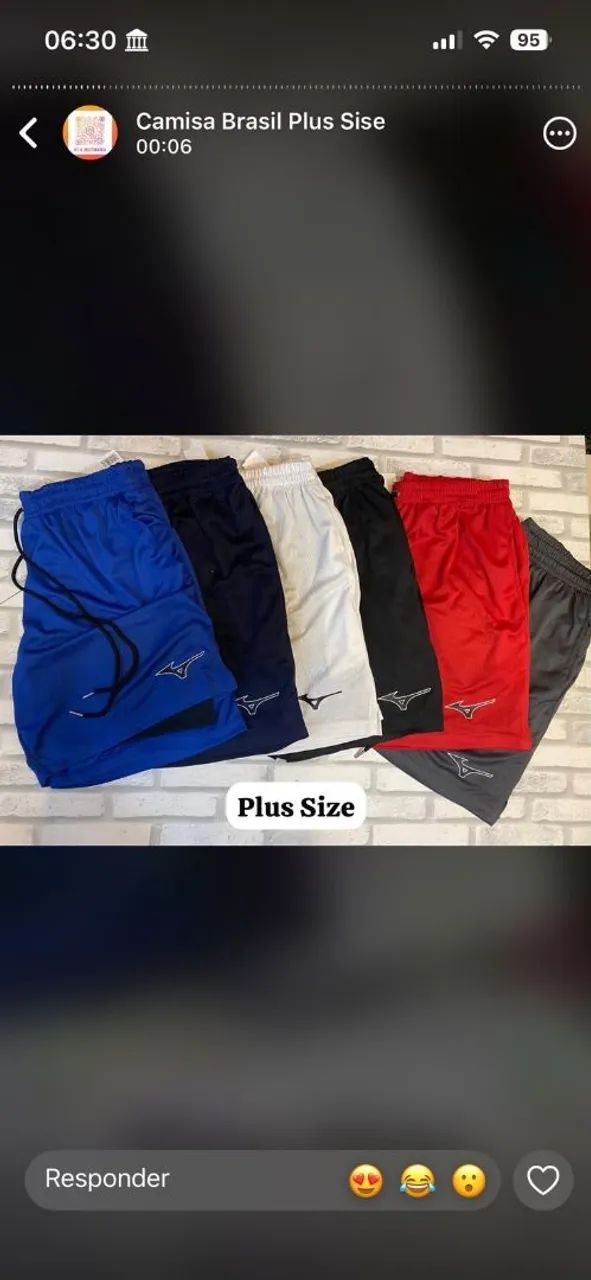 short dry fit 2 em 1 plus sizes - Foto 4