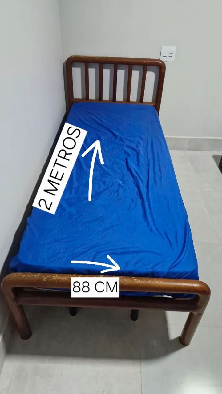 Cama Solteiro De Madeira  - Foto 2