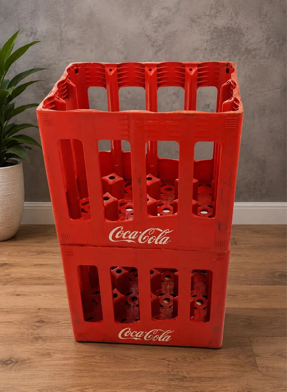 Caixa de coca cola retornável (4 caixas)