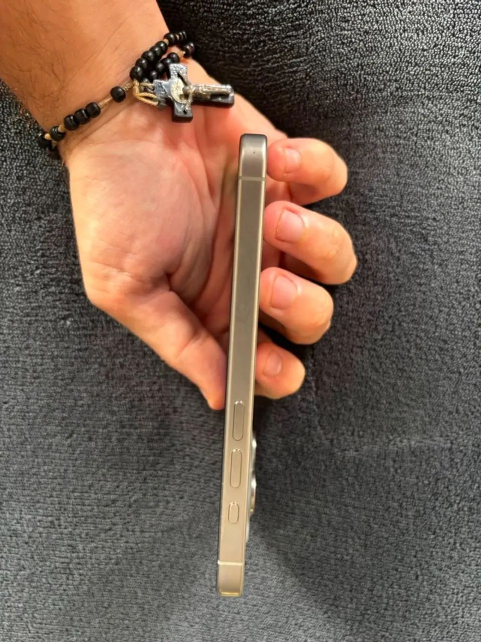 iPhone 15 Pro 256GB Black Titanium | Impecável | Todo Original | 85% - Foto 5
